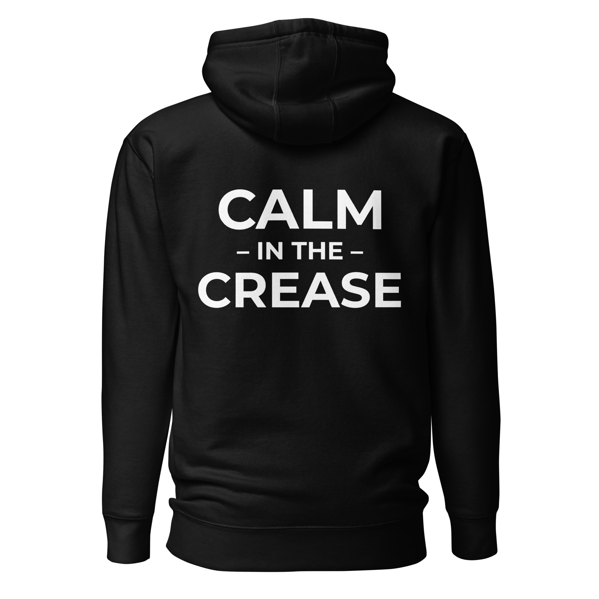 the calm symbol – light text (unisex hoodie)