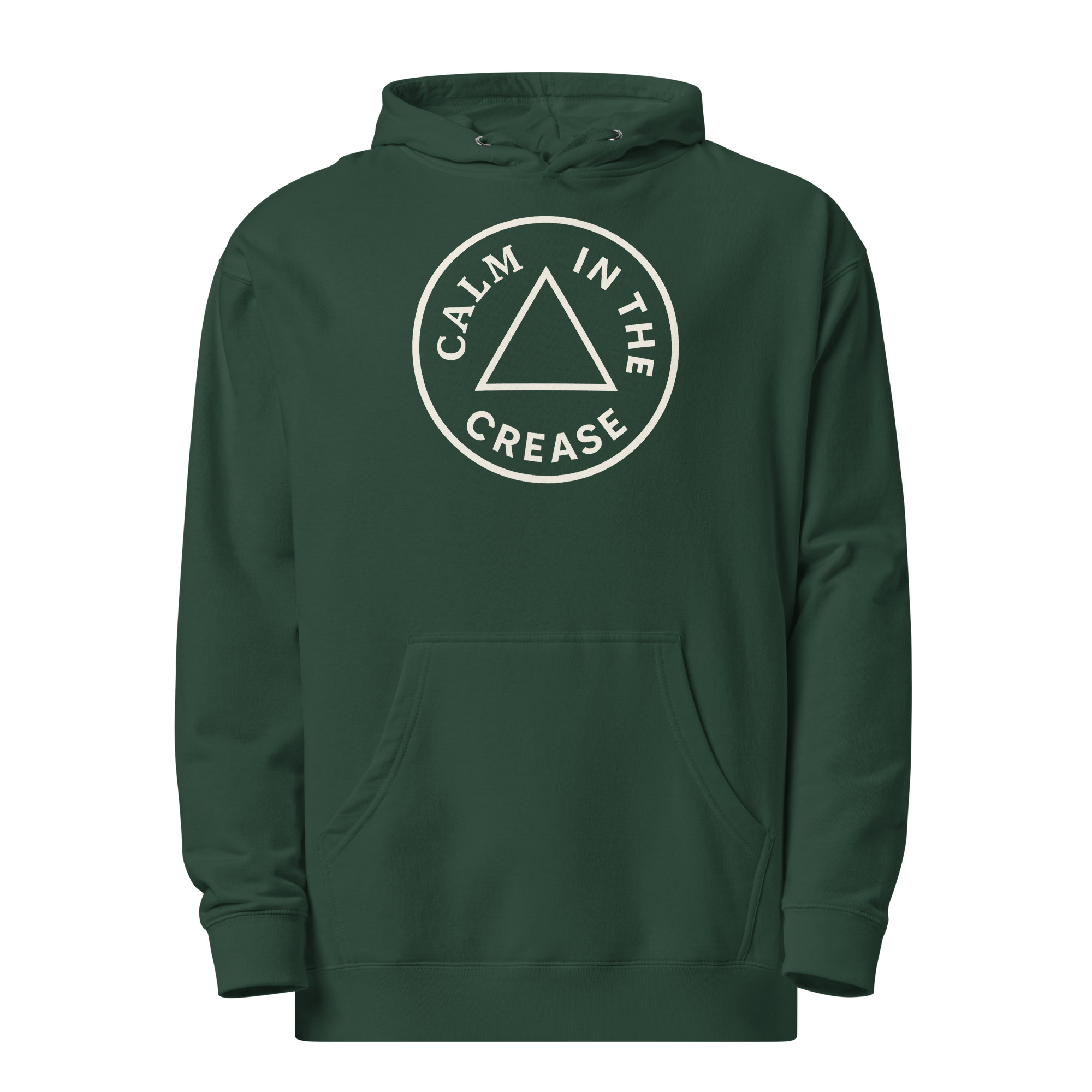 the calm starts with you – green & cream (unisex midweight hoodie)
