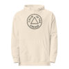 the calm starts with you – cream & green (unisex midweight hoodie)