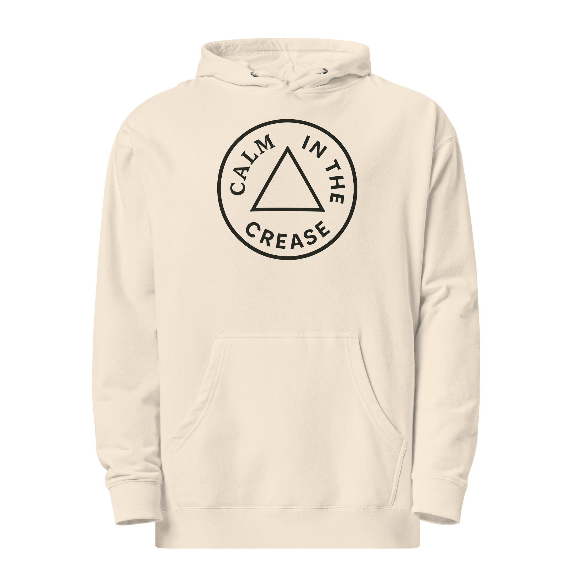 the calm classic – cream & green (unisex midweight hoodie) the calm classic – cream & green (unisex midweight hoodie)
