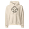 the calm starts with you – cream & green (oversized heavyweight hoodie)