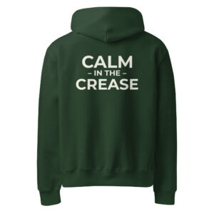 the calm symbol – green & cream (oversized heavyweight hoodie)