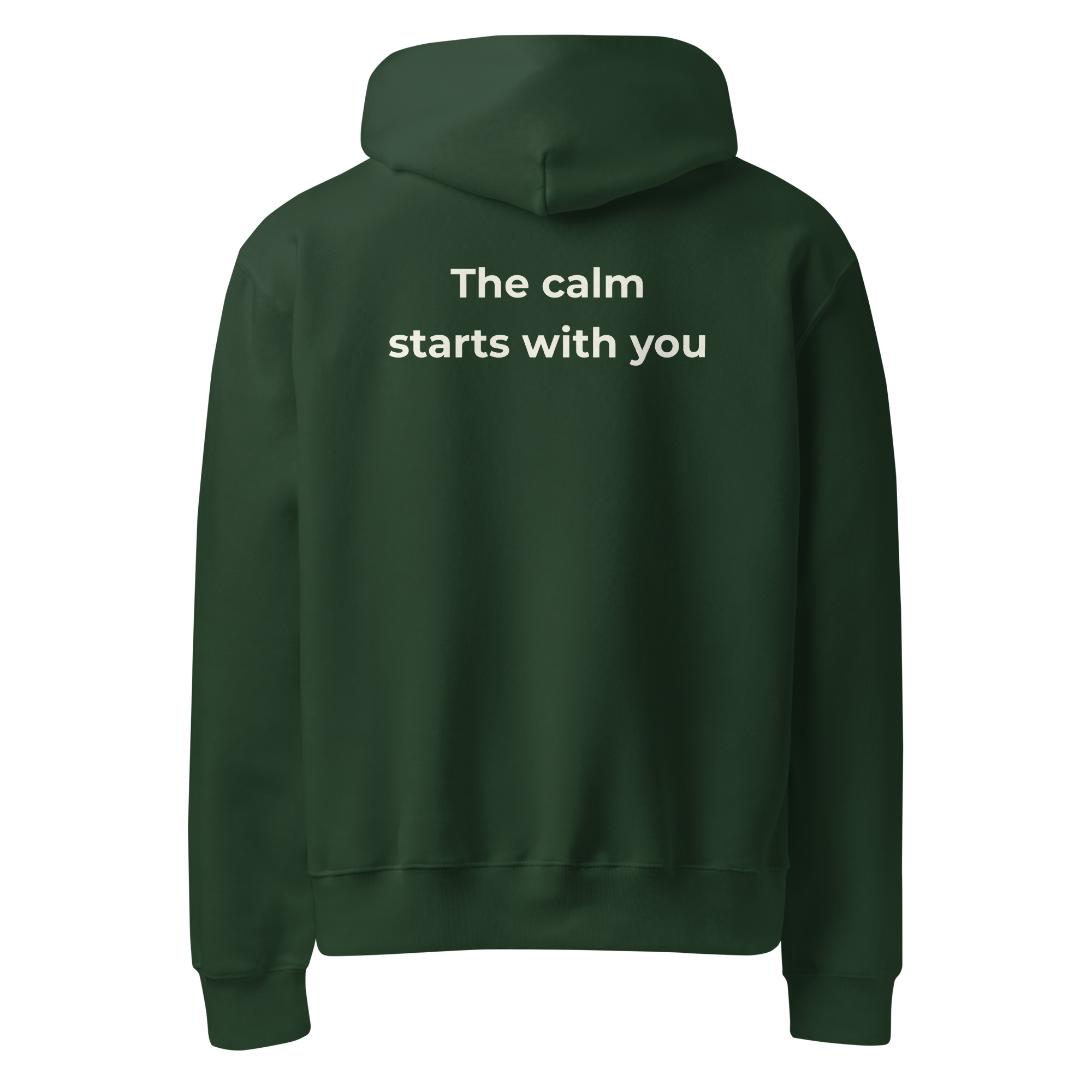 the calm starts with you – green & cream (oversized heavyweight hoodie) the calm starts with you – green & cream (oversized heavyweight hoodie)