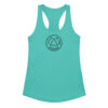 the calm classic women’s fitted racerback tank top