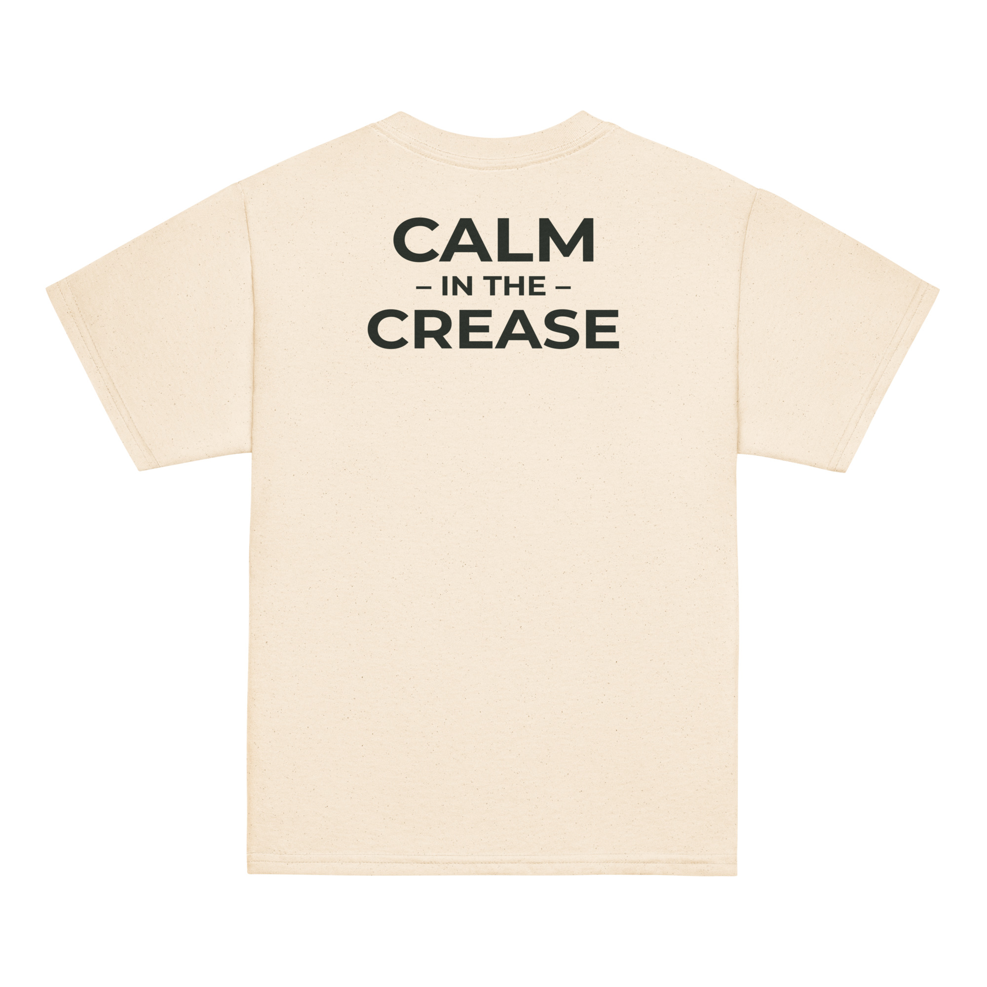 the calm symbol – cream & green (youth classic tee)