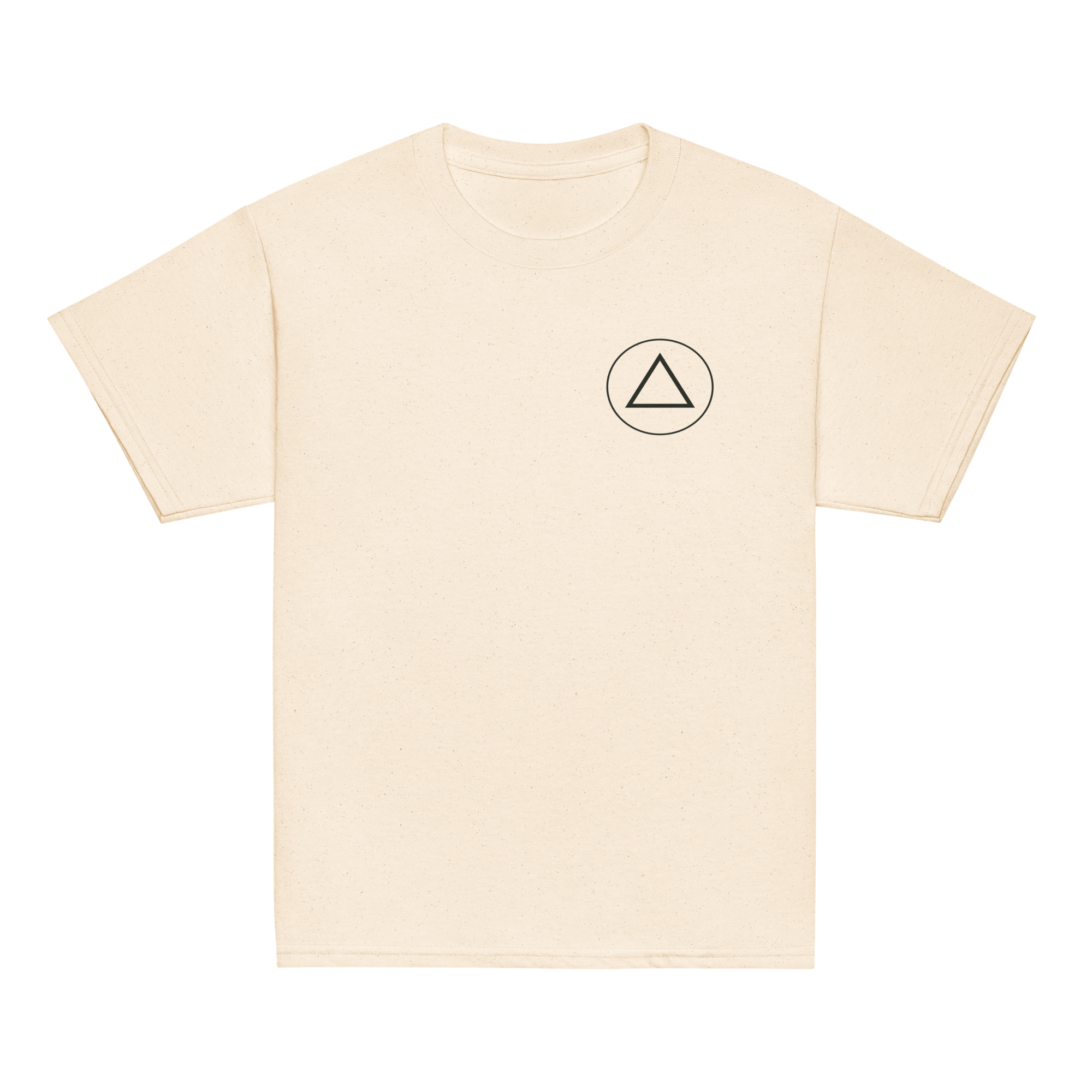 the calm symbol – cream & green (youth classic tee)