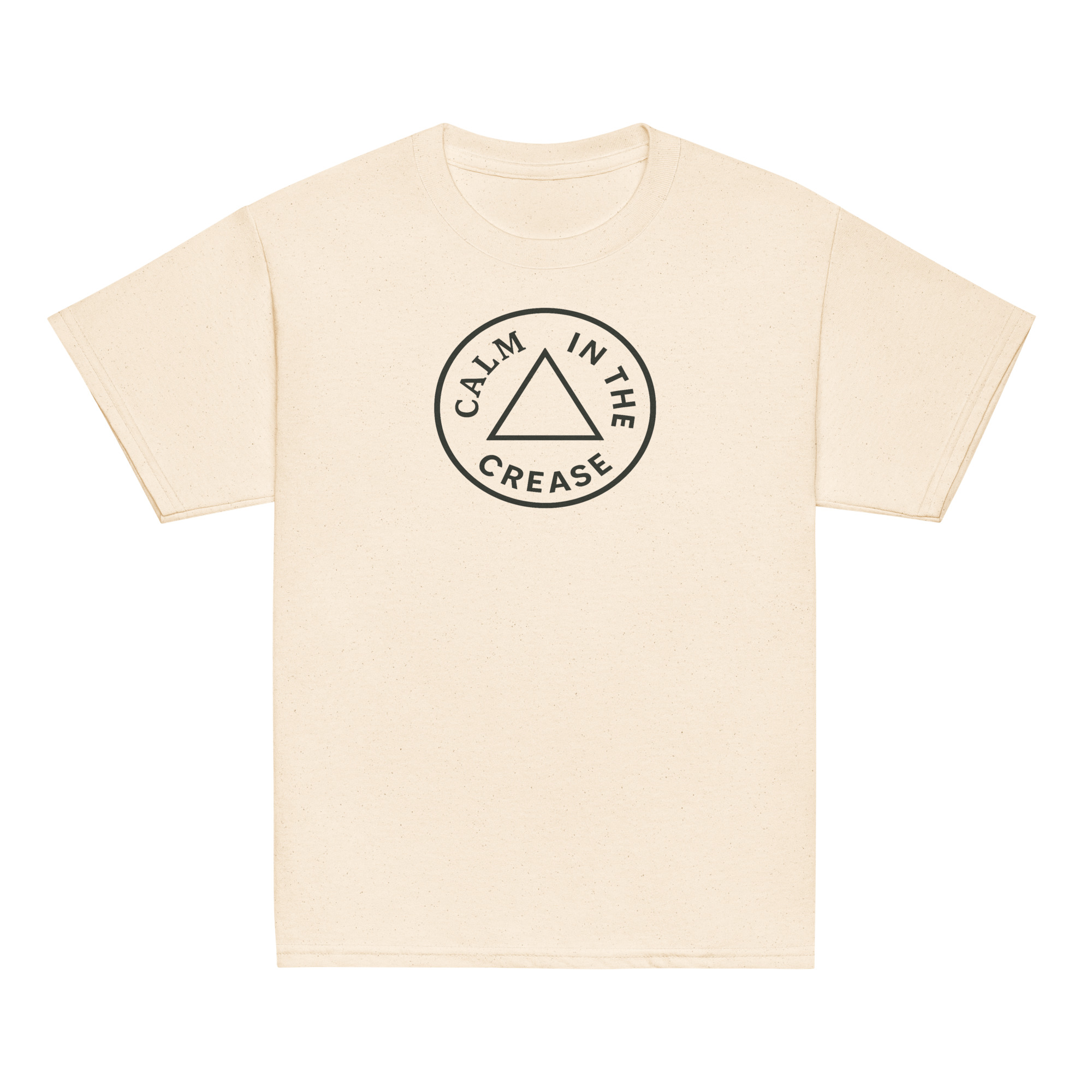 the calm starts with you – cream & green (youth classic tee)