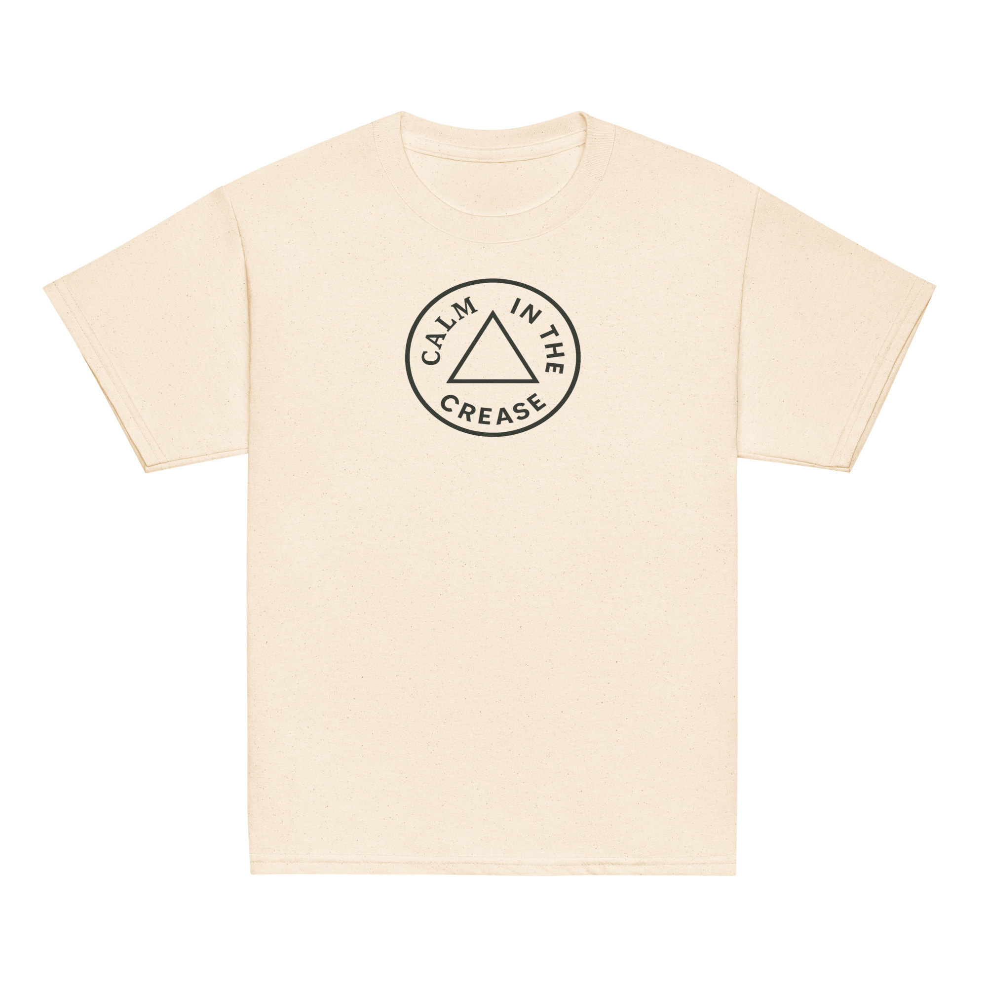 the calm classic – cream & green (youth classic tee)