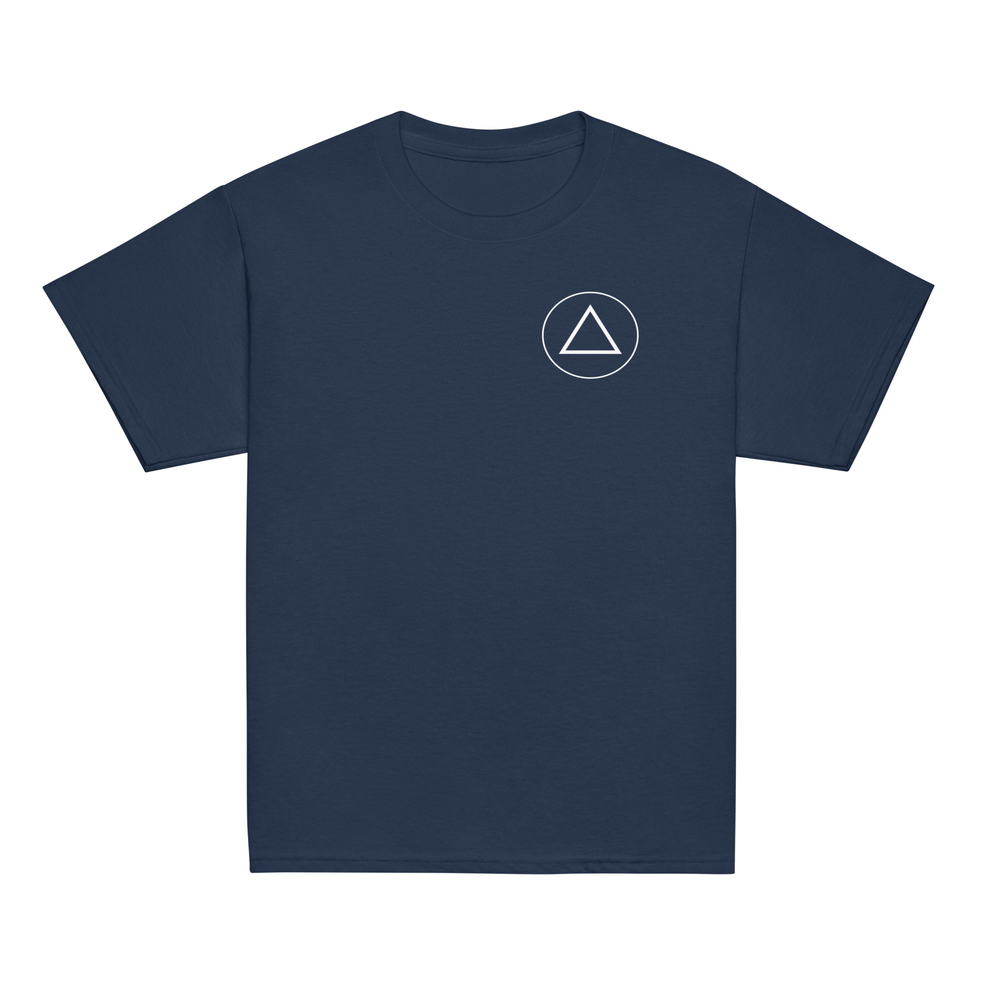 the calm symbol – light text (youth classic tee)