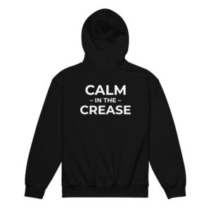 the calm symbol – light text (youth heavy blend hoodie)