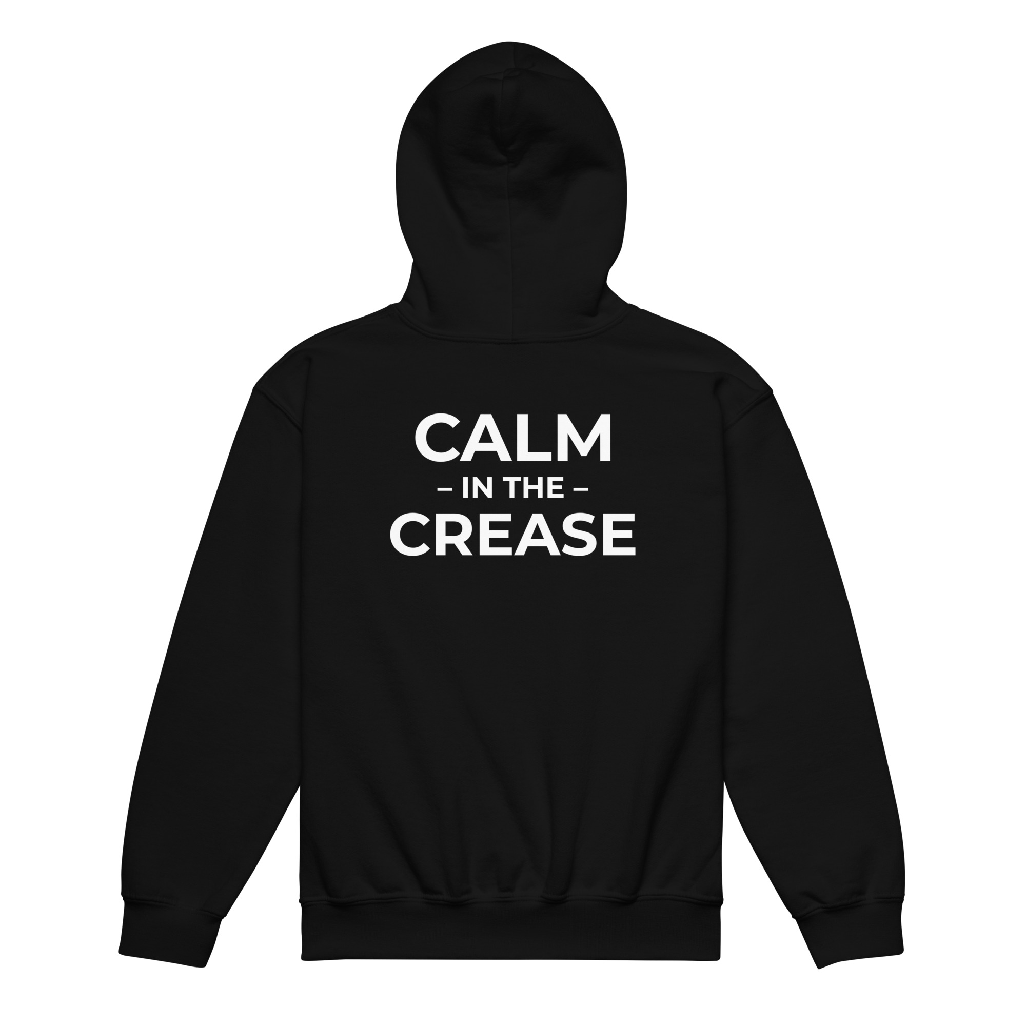 the calm symbol – light text (youth heavy blend hoodie)
